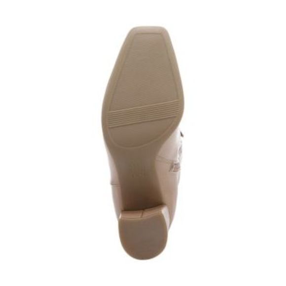 NATURALIZER Womens Taupe Beige Strap Waylon Square Toe Block Heel Boots 6.5 M - Picture 4 of 4